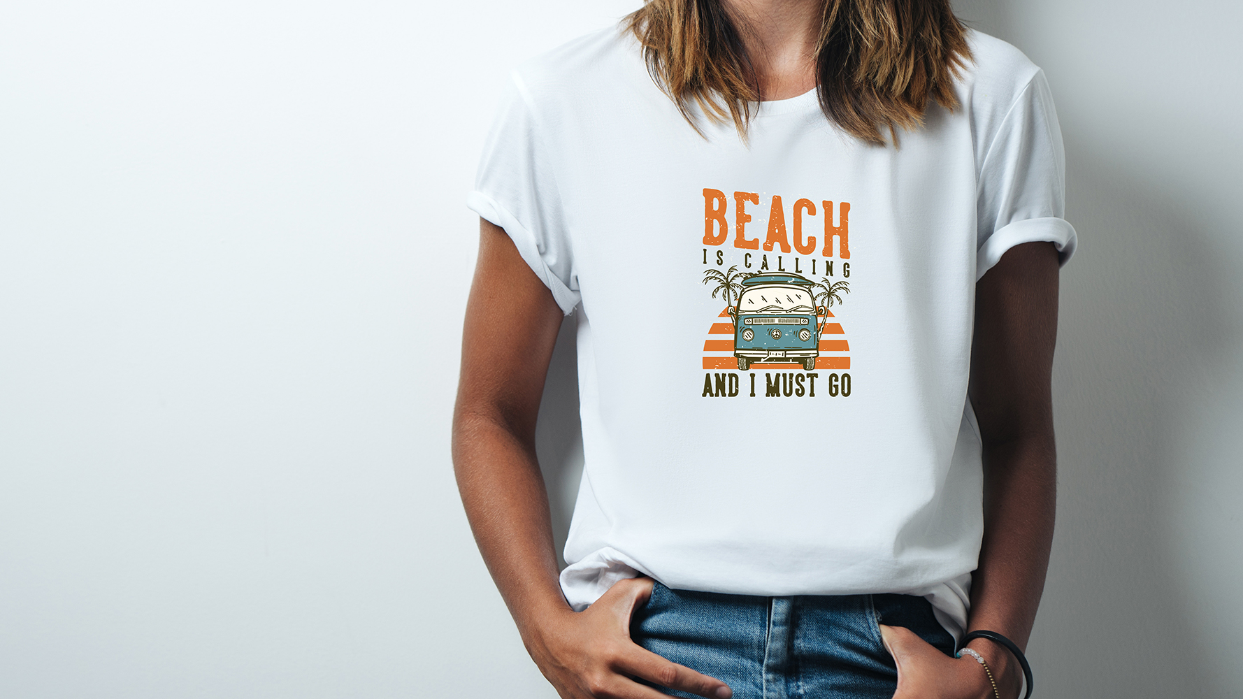Beach Is Calling graphic tee