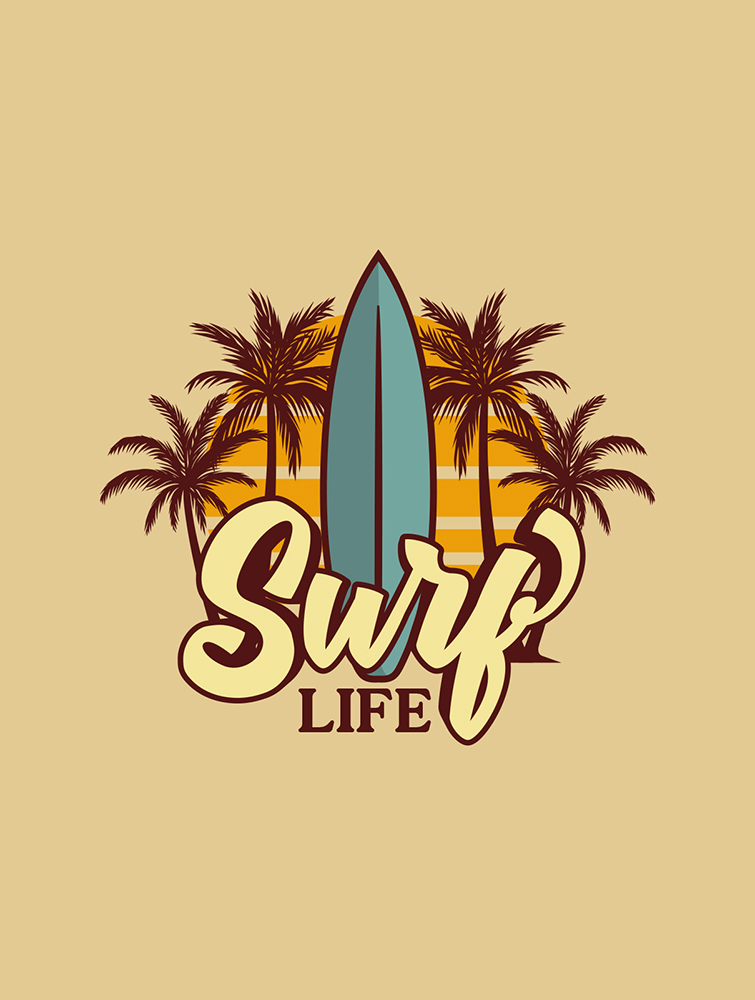 Surf Life graphic